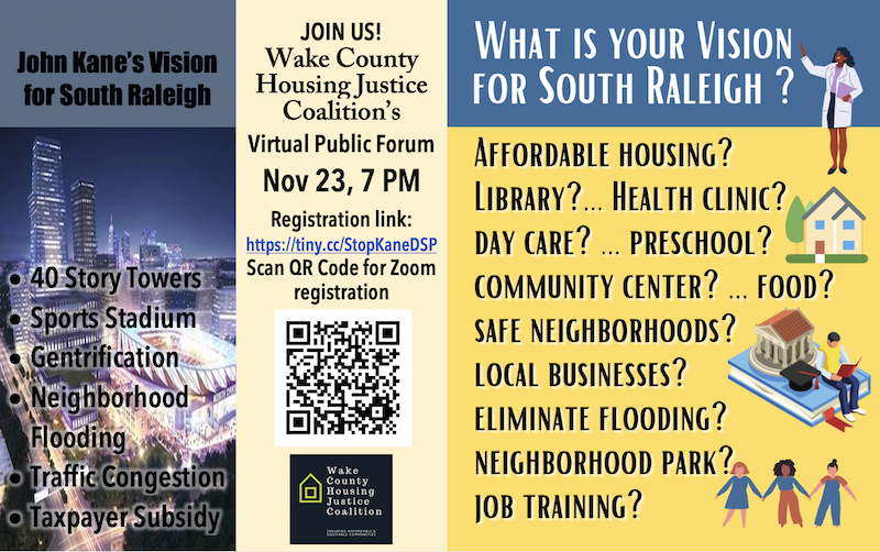 A Virtual Meeting Monday Night: What Does the Community Want Downtown South to Be?