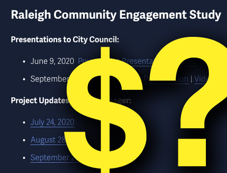 Lack of Progress and Accountability in Raleigh’s Community Engagement Project