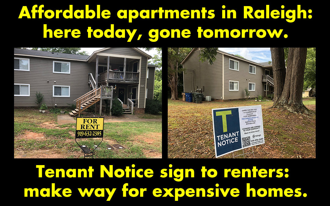 Notice to Renters: Make Way for Expensive Homes.