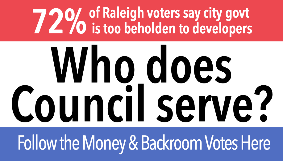 Who Does Council Serve? Part 1: Follow the Money.