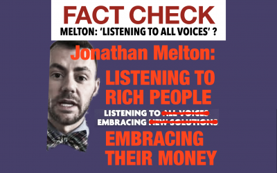 Fact Check – Melton listens to ALL Voices? – NO!
