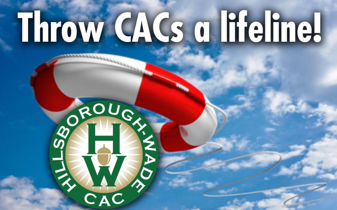 Hey City Council: throw CACs a lifeline! We’ve been doing the City’s business and need your help.