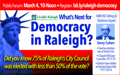What’s Next for Democracy in Raleigh?