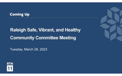 March 28, 2023 Safe, Vibrant, & Healthy Community Committee Meeting regarding Z-54-22 (Peace and West Streets)