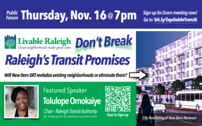 Don’t Break Raleigh’s Transit Promises