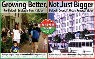Follow Planning Best Practices: Use BRT to Revitalize Neighborhoods, Not Remove Them.