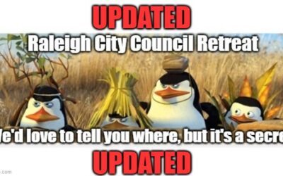 UPDATE – City Council Retreat – Still No Details