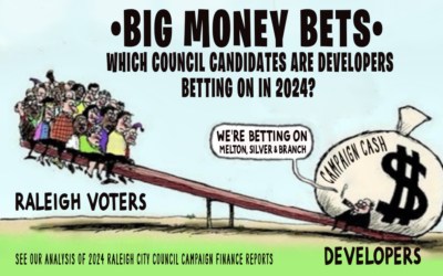 Council Candidates Melton, Silver & Branch Lead the Race for Developer Cash