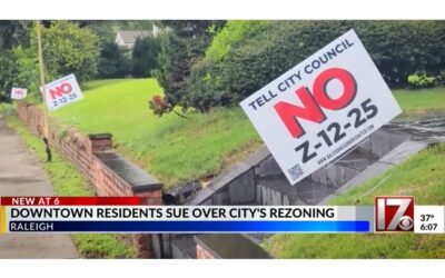 CBS 17 Covers Lawsuit Against City of Raleigh
