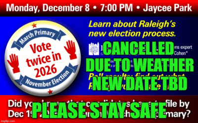 When and How does Raleigh Vote?