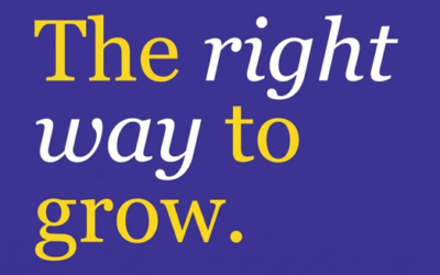 Growth is inevitable, it doesn’t have to be destructive