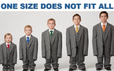 One size doesn’t fit all