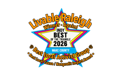 Livable Raleigh Named Best of Wake County by INDY Readers for 4th time